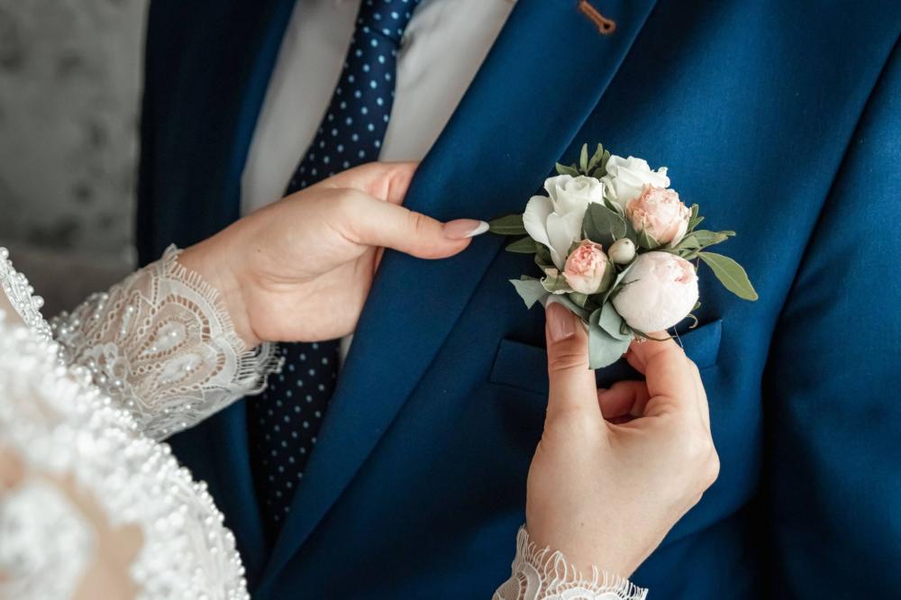 boutonnière marié